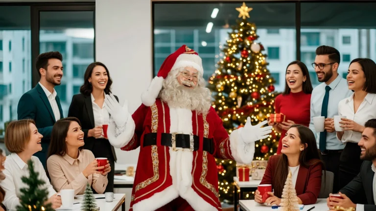 Santa Claus evento corporativo empresa posada navideña Chrismas